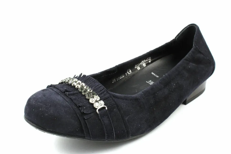 Ballerinas blau F9010