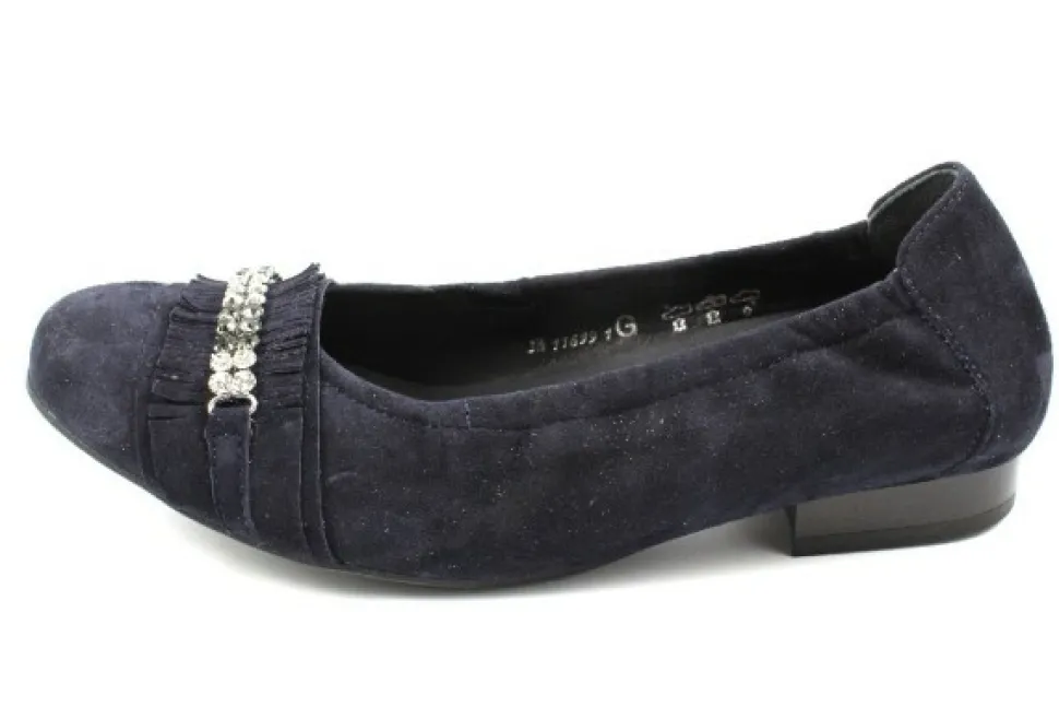 Ballerinas blau F9010