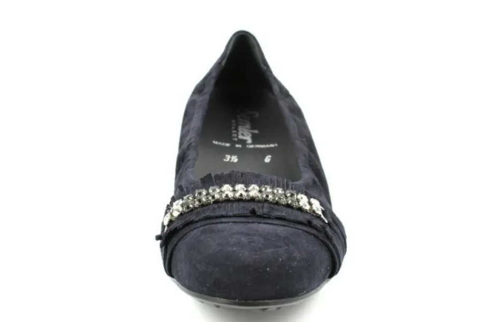 Ballerinas blau F9010