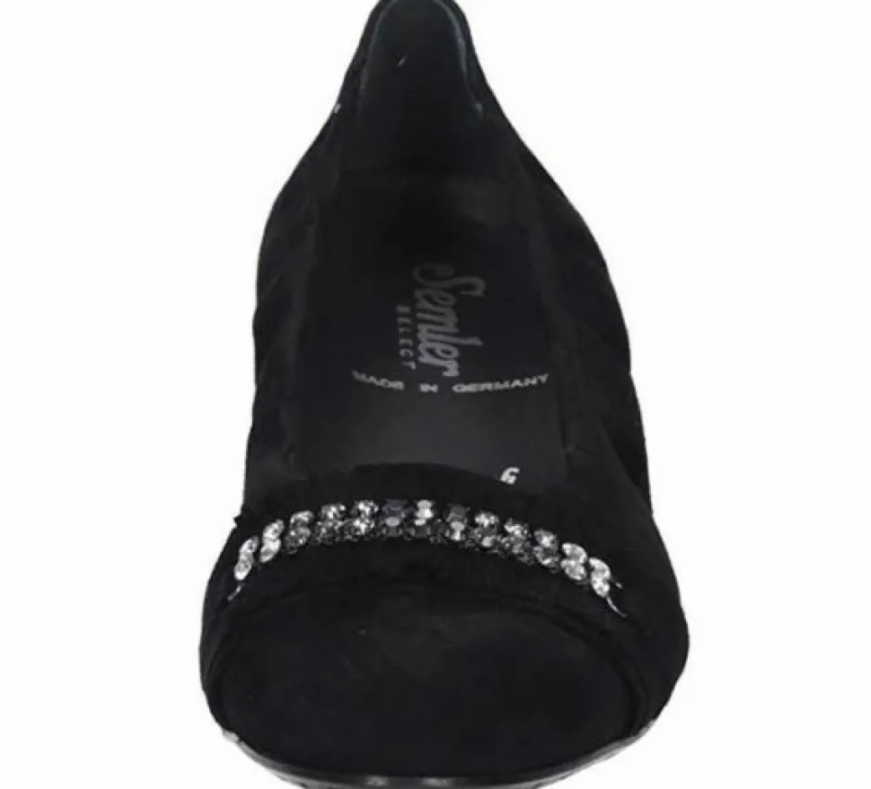 Ballerinas schwarz F9010