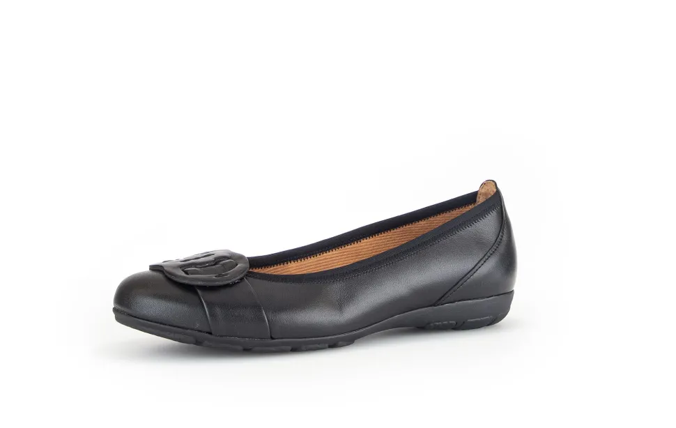 Ballerinas schwarz Gabor Fashion sportliche Ballerinas 44.1