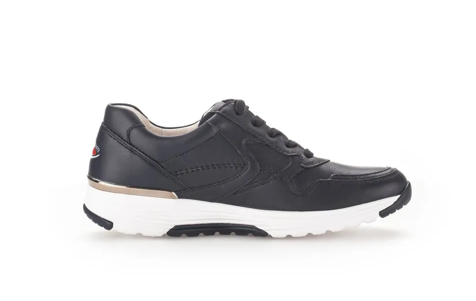 Freizeit Schnürer blau rollingsoft by Gabor Sneaker low 46.978.