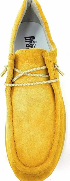 Freizeit Schnürer gelb