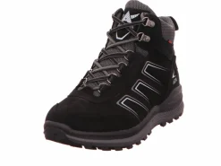 Freizeit Schnürer schwarz Outdoor/Trekking Schnürboots