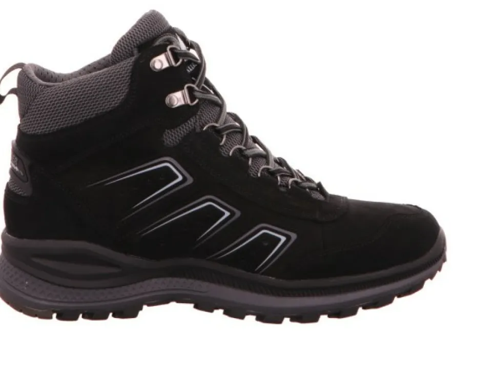 Freizeit Schnürer schwarz Outdoor/Trekking Schnürboots