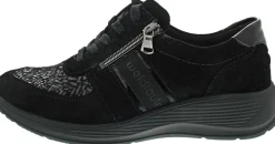 Freizeit Schnürer schwarz 698K02