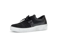 Freizeit Schnürer schwarz Gabor Fashion Sneaker low 43.335.47 schw