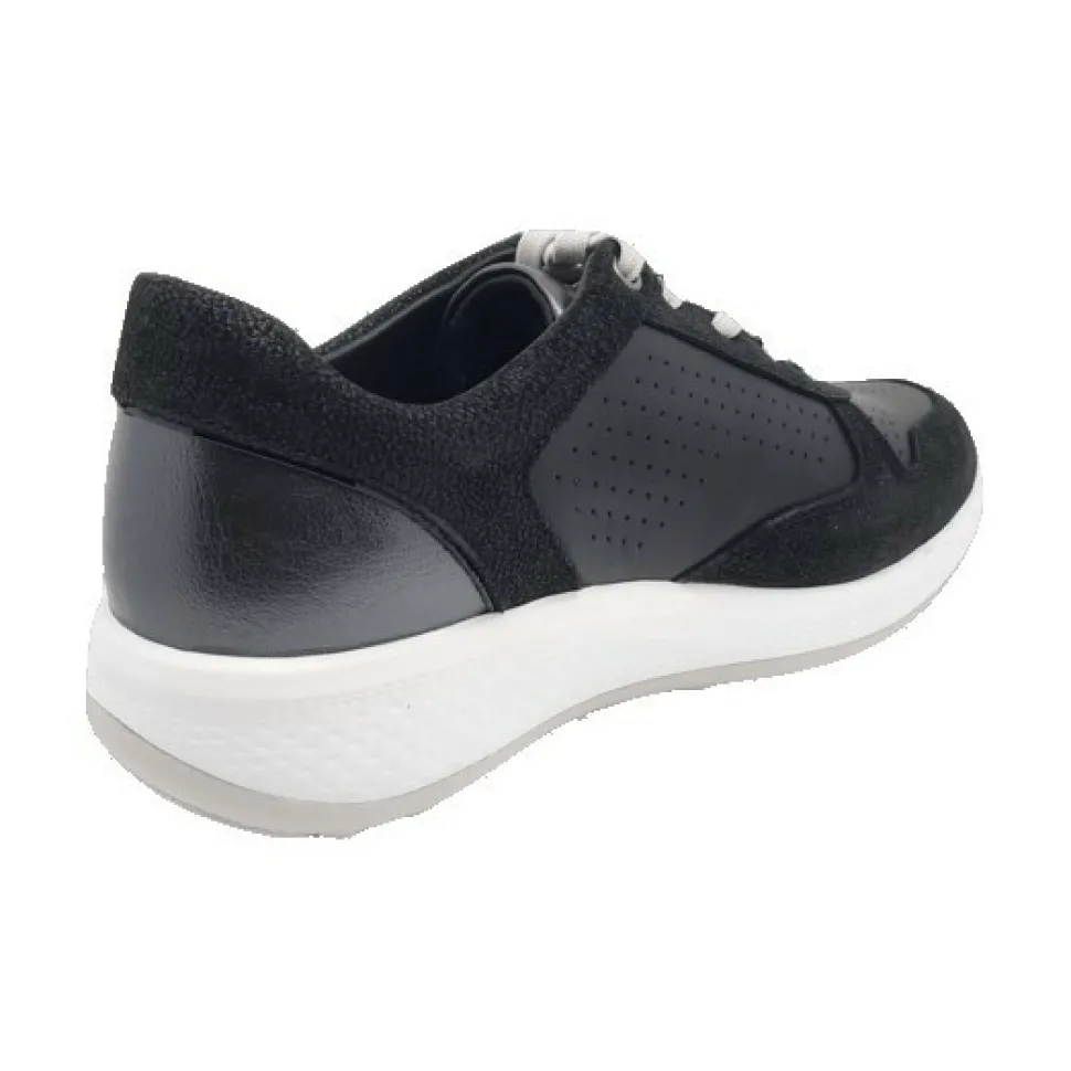 Freizeit Schnürer schwarz Britt Black