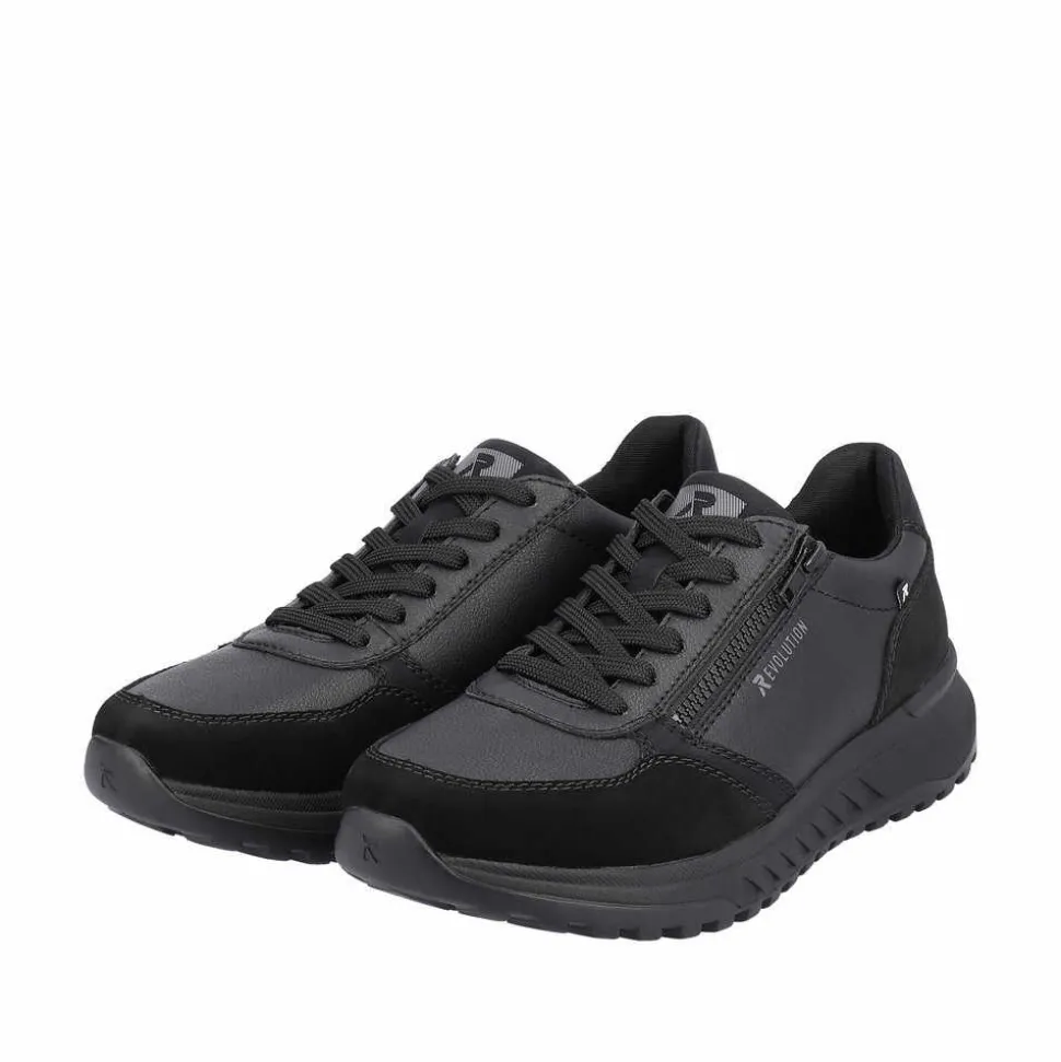 Freizeit Schnürer schwarz U0101 00 Herren Sneaker Schwarz