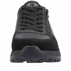 Freizeit Schnürer schwarz U0101 00 Herren Sneaker Schwarz