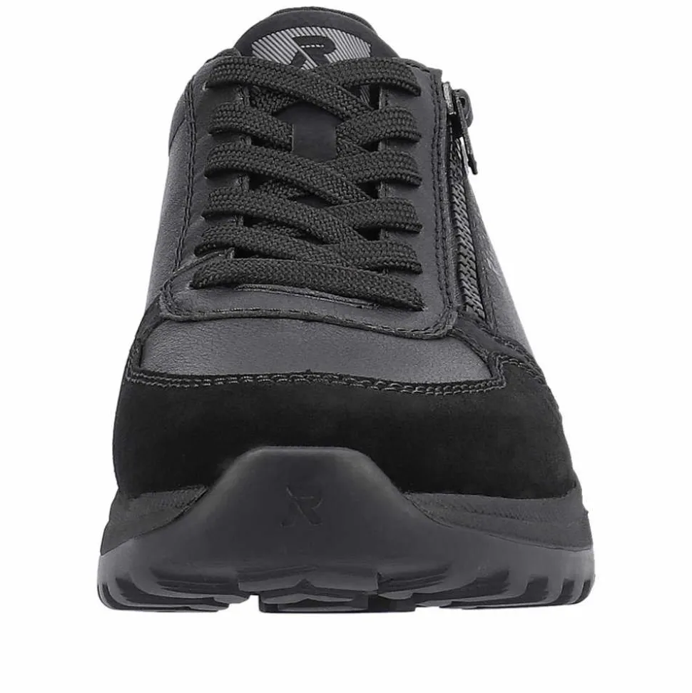 Freizeit Schnürer schwarz U0101 00 Herren Sneaker Schwarz