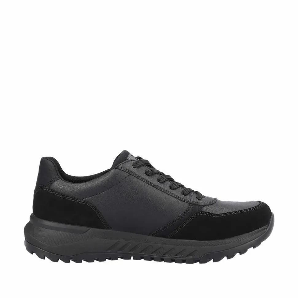 Freizeit Schnürer schwarz U0101 00 Herren Sneaker Schwarz