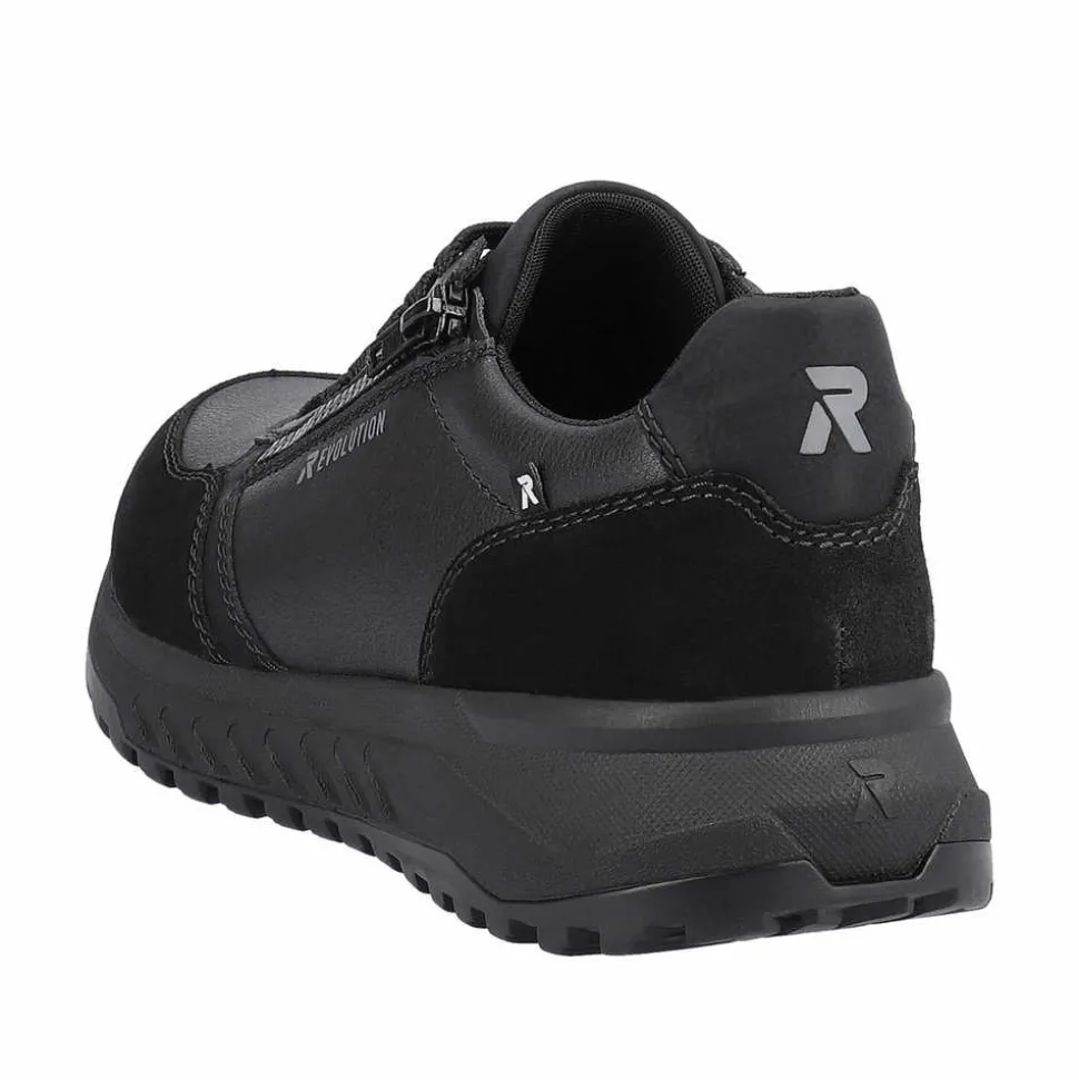 Freizeit Schnürer schwarz U0101 00 Herren Sneaker Schwarz