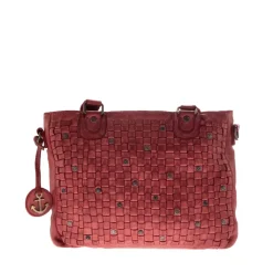 Handtaschen rot SOFT WEAVING