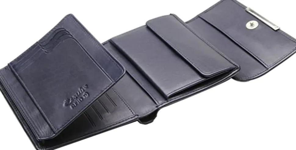 Handtaschen schwarz RFID Helena blau