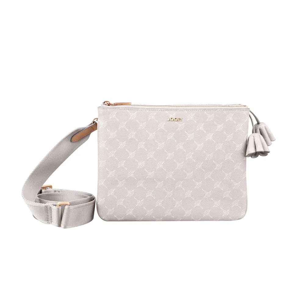 Handtaschen taupe Schultertasche Milva