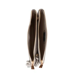 Handtaschen taupe Schultertasche Milva