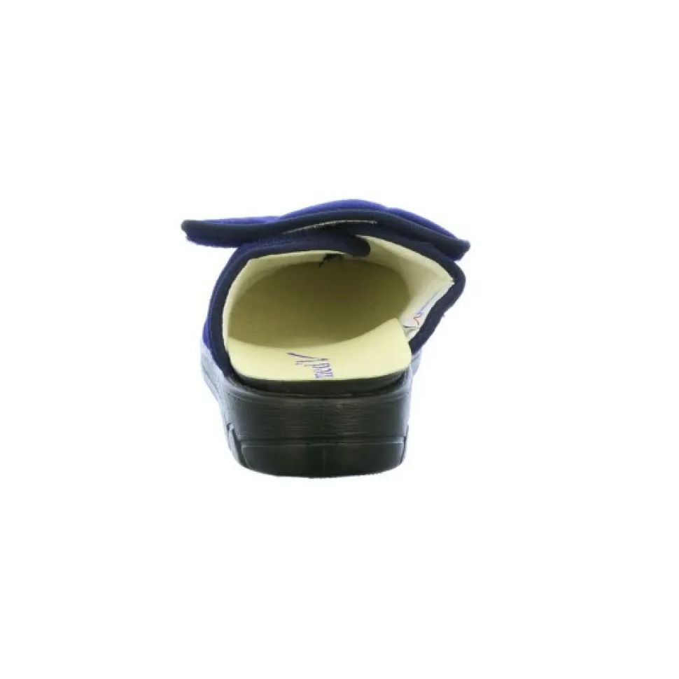 Hausschuhe blau Bali marine PA-Velour