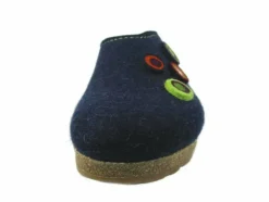 Hausschuhe blau HAFLINGER Grizzly Filzclog Kanon kapitän