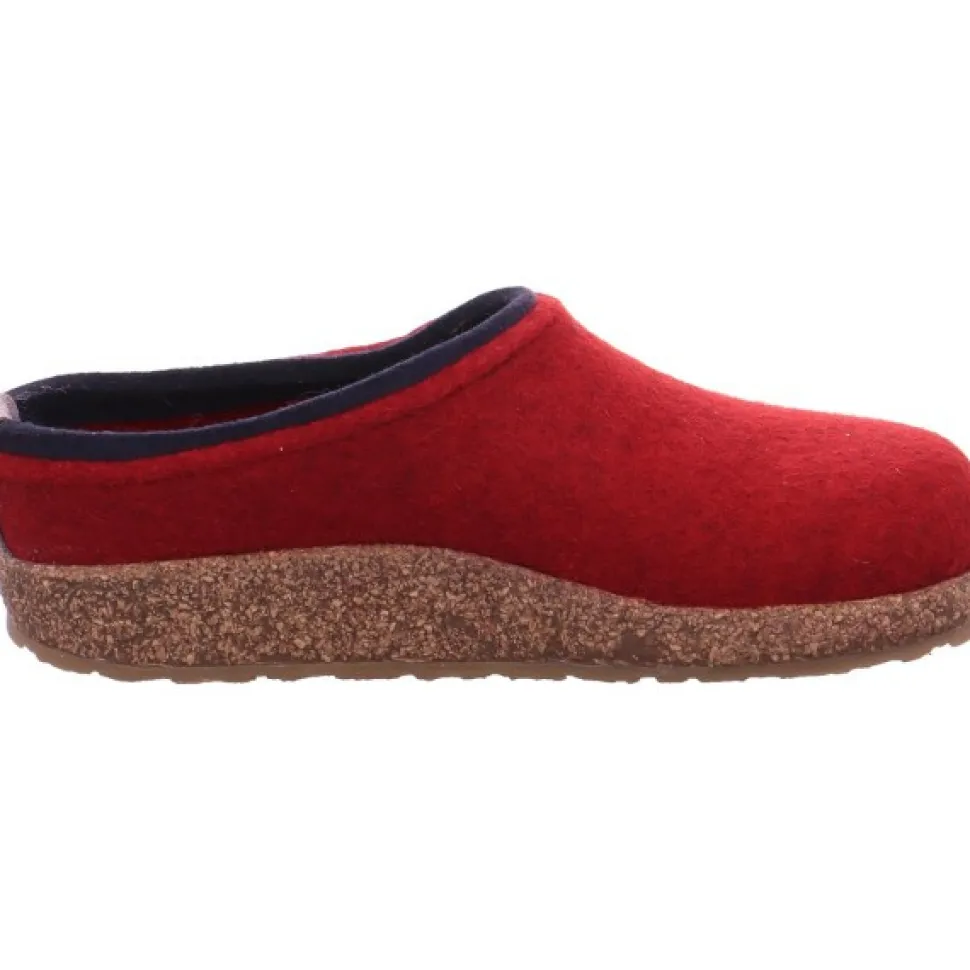 Hausschuhe rot Haflinger-Kris paprika