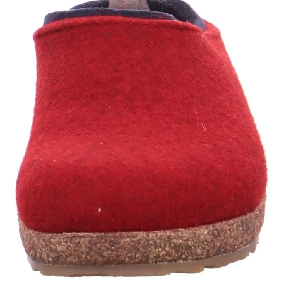 Hausschuhe rot Haflinger-Kris paprika