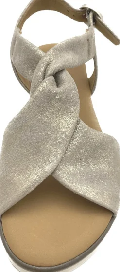 Keilsandalen beige