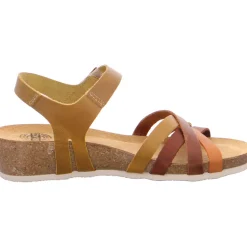 Keilsandalen braun