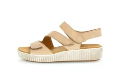 Klassische Sandalen beige caramel