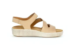 Klassische Sandalen beige caramel