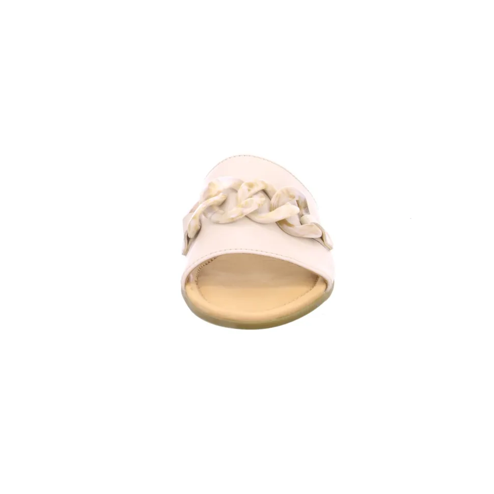 Klassische Sandalen beige