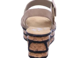 Klassische Sandalen beige