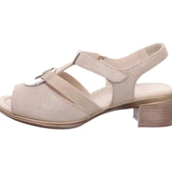 Klassische Sandalen beige