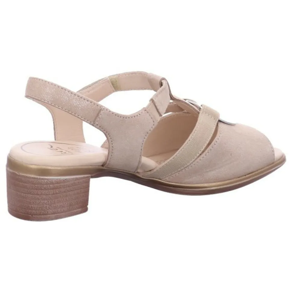 Klassische Sandalen beige