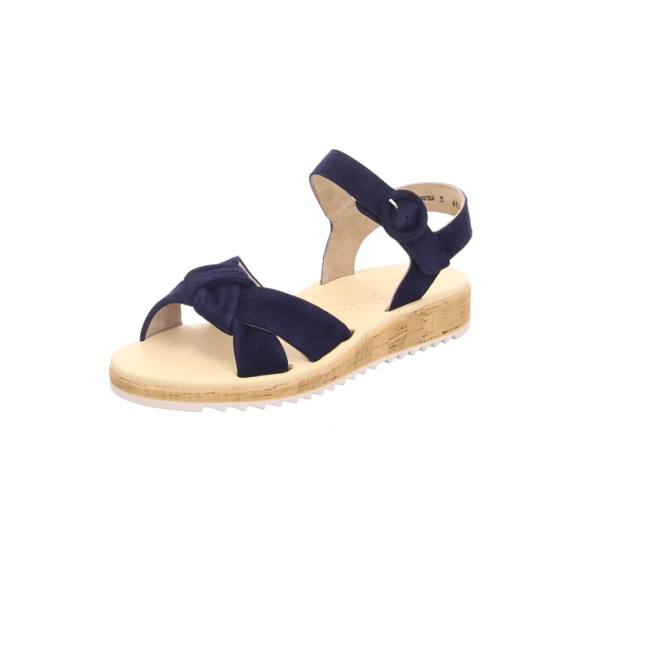 Klassische Sandalen blau