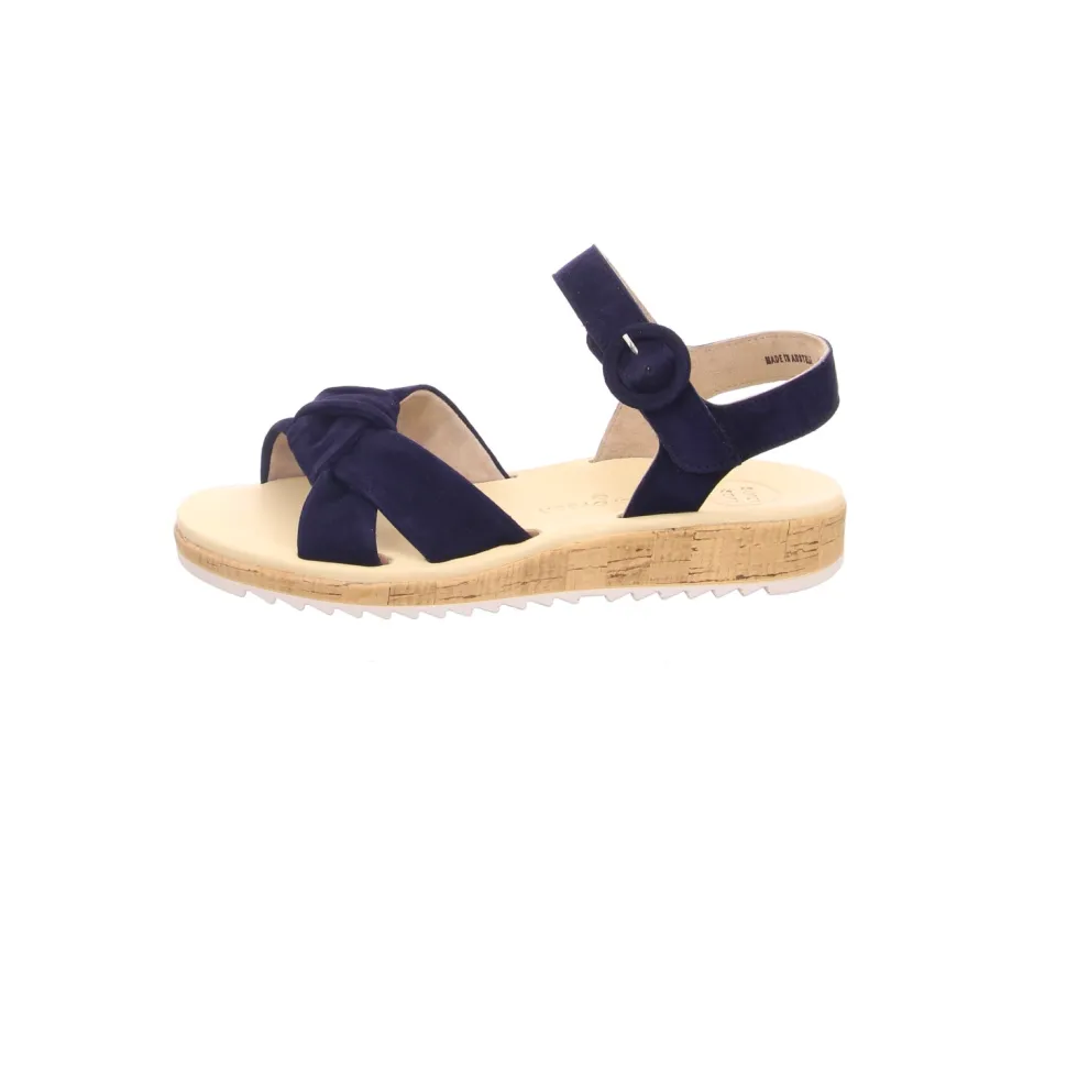 Klassische Sandalen blau