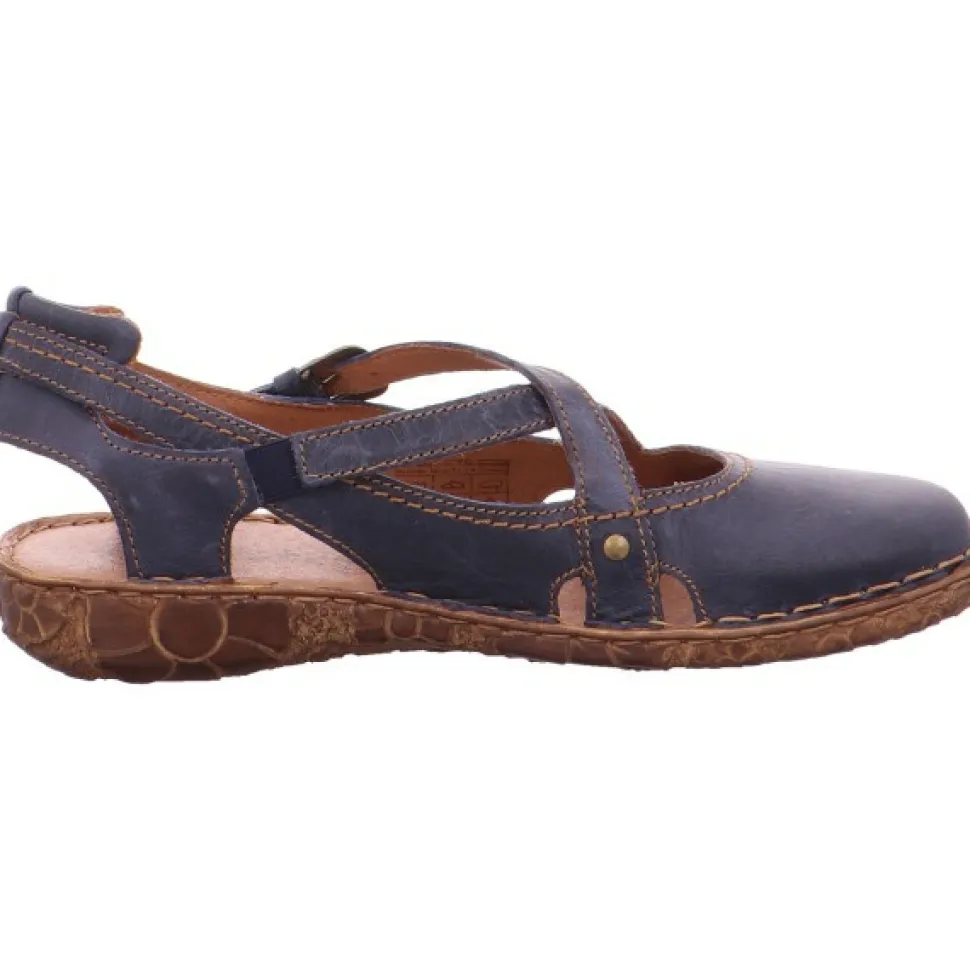 Klassische Sandalen blau