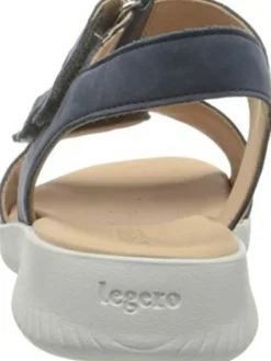 Klassische Sandalen blau