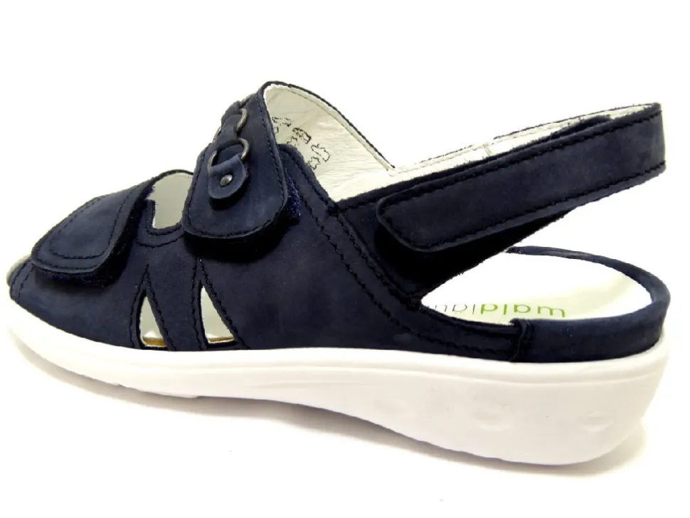 Klassische Sandalen blau