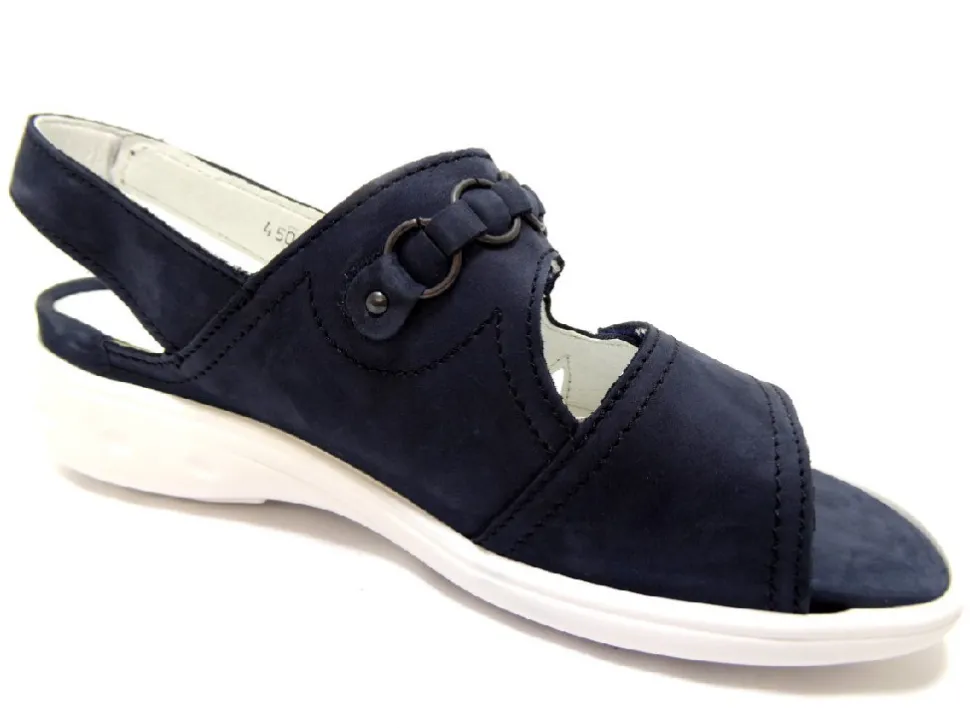 Klassische Sandalen blau
