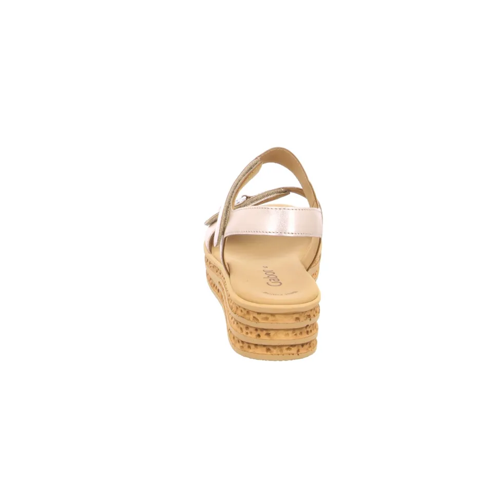 Klassische Sandalen gold