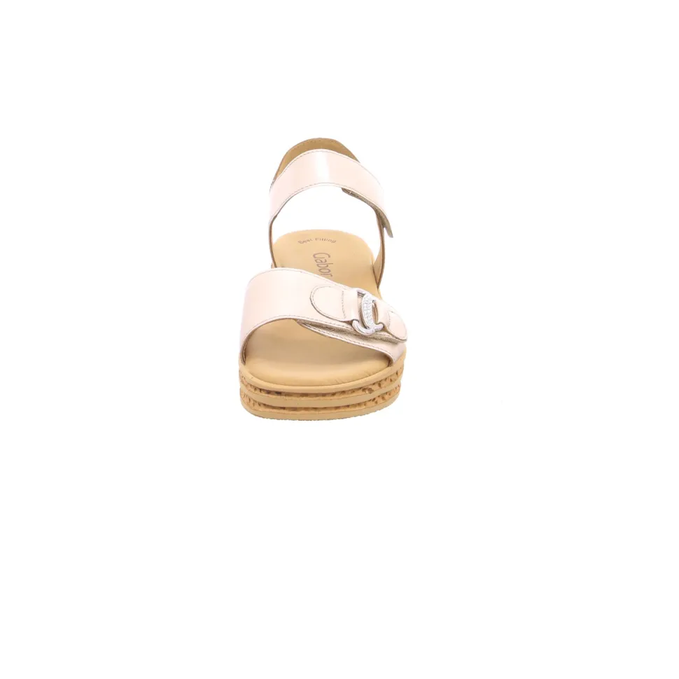 Klassische Sandalen gold