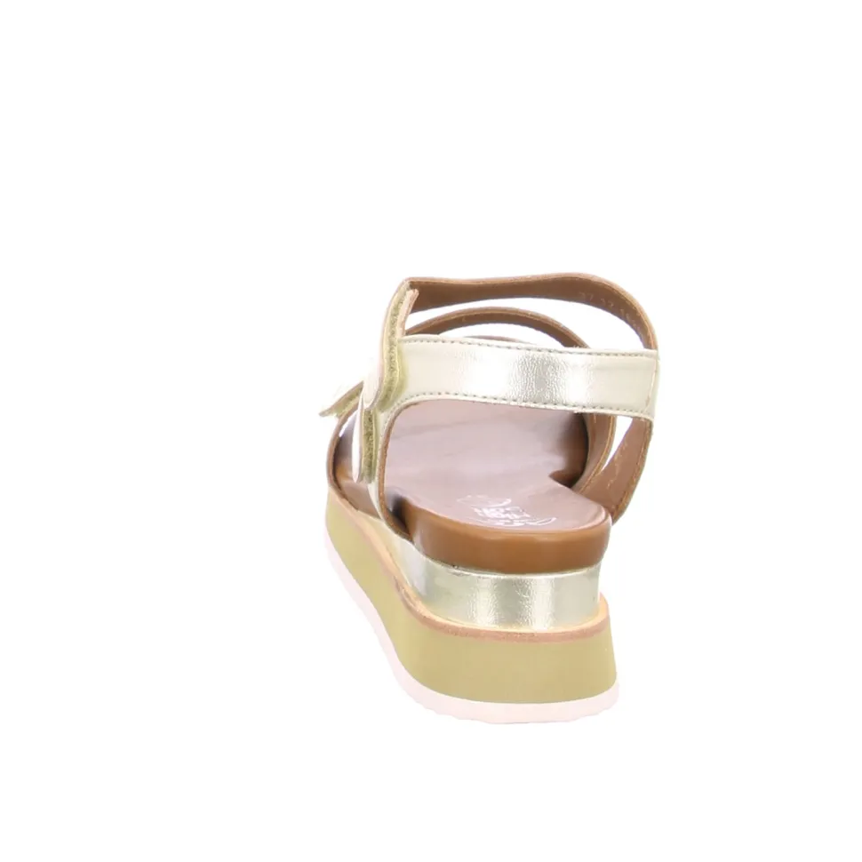 Klassische Sandalen gold Valencia