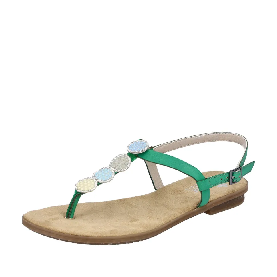 Klassische Sandalen grün