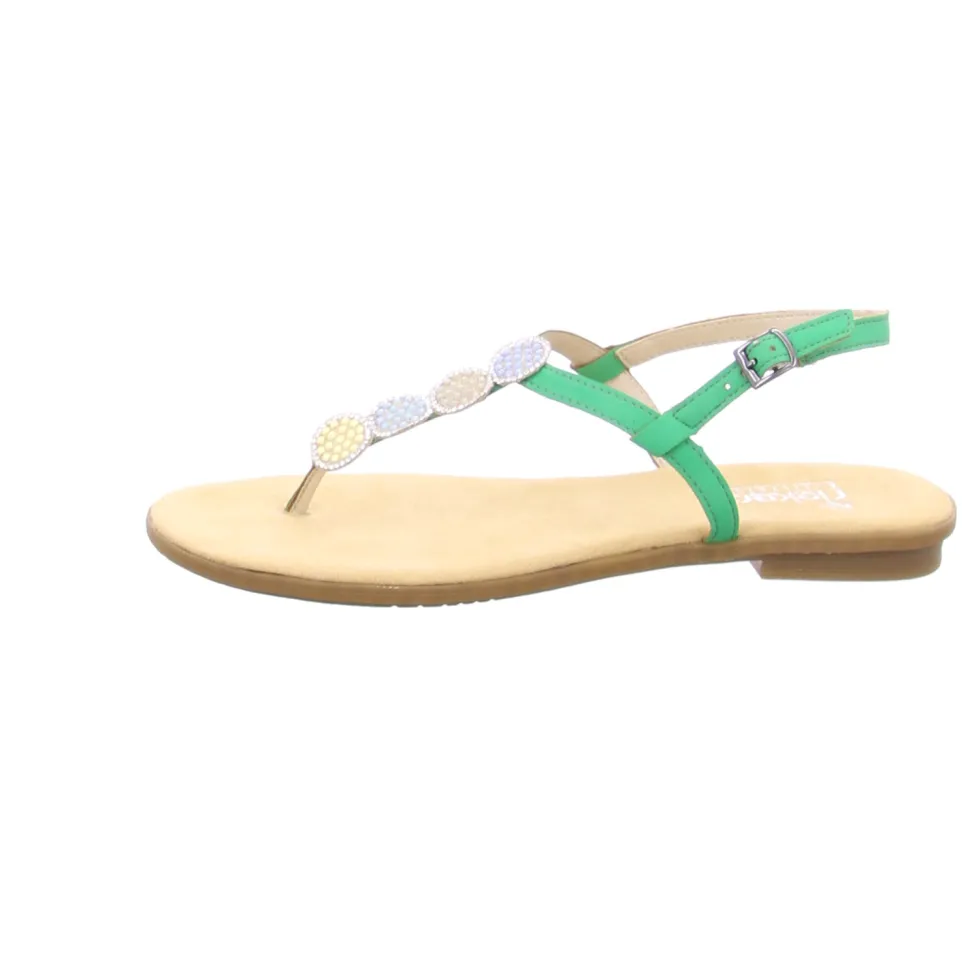 Klassische Sandalen grün