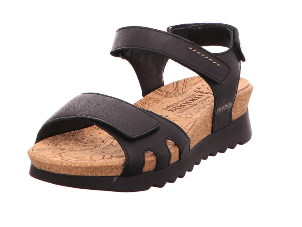 Klassische Sandalen schwarz Quirina