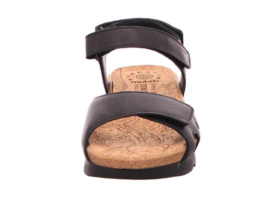 Klassische Sandalen schwarz Quirina