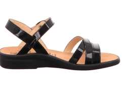 Klassische Sandalen schwarz Sonnica schwarz Lack