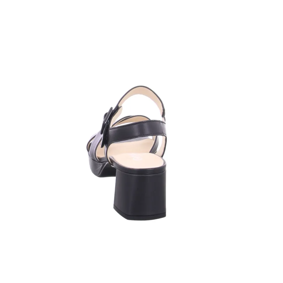 Klassische Sandalen schwarz