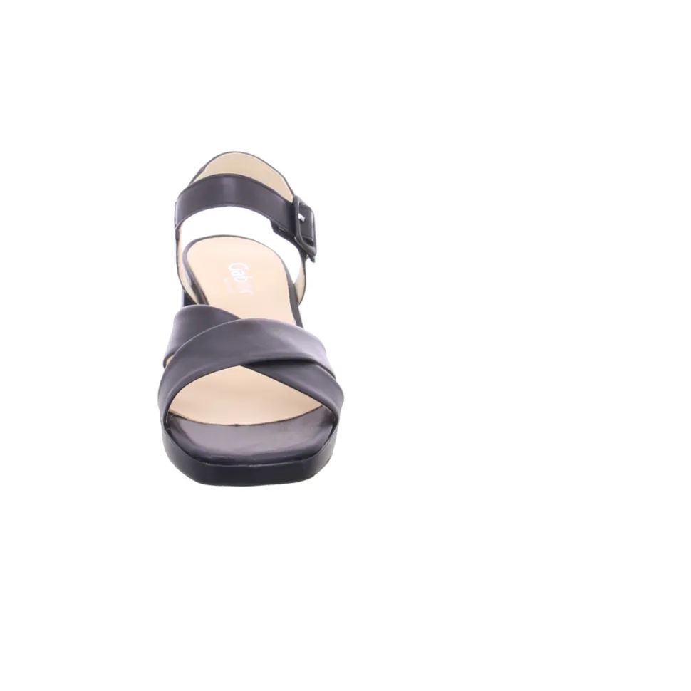 Klassische Sandalen schwarz