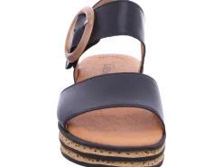 Klassische Sandalen schwarz Fashion 24